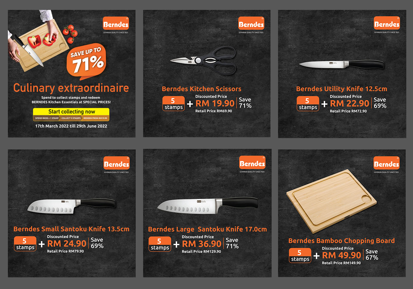 Berndes social media ads design